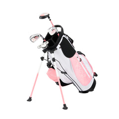 KVV Junior Complete Golf Club Set for Kids/Children Right Hand Pink