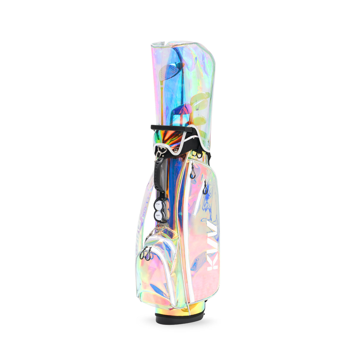 Holographic Pocket Front Clear Backpacks Fashion Mini Backpacks