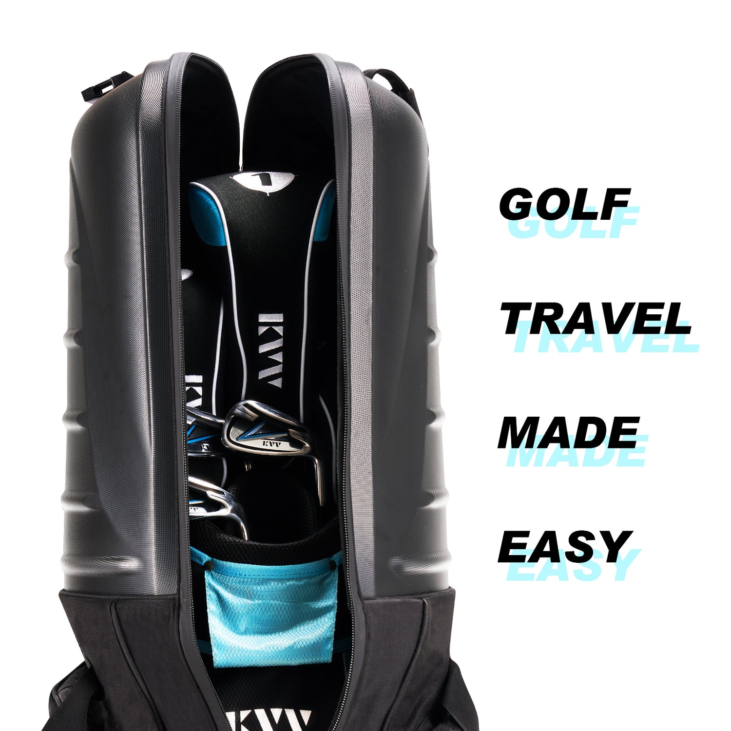 KVV H-Series Semihard Golf Travel Bag