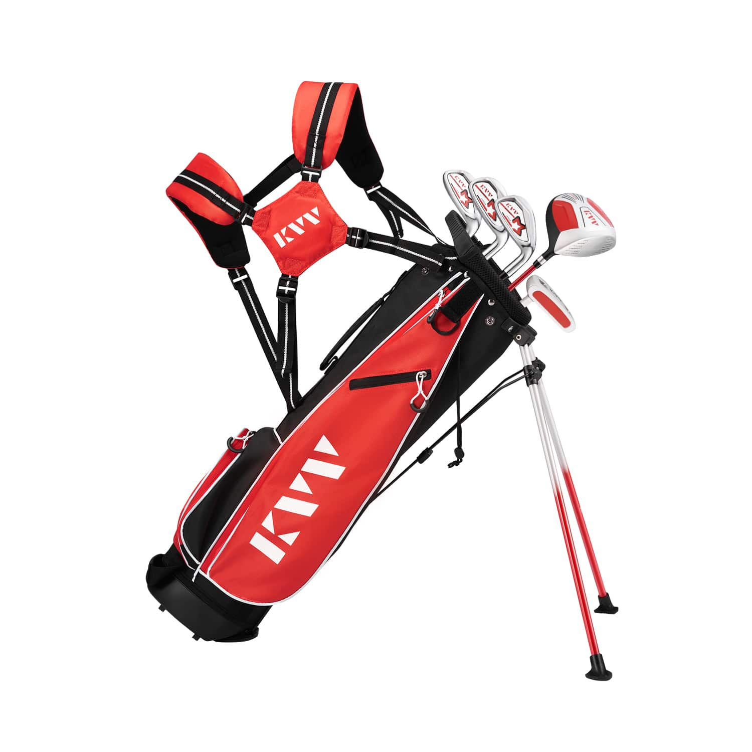 KVV Junior Complete Golf Club Set for Children Kids - 3 Age Groups Boys & Girls - Right Hand